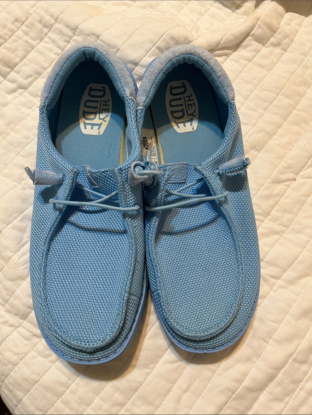 Hey Dude Sky Blue Loafers